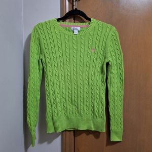 Lilly Pulitzer green sweater, S